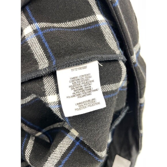 Derek Lam 10 Crosby Plaid Flare Pants Women’s Size 8 Blue Black White Dressy - Picture 8 of 8